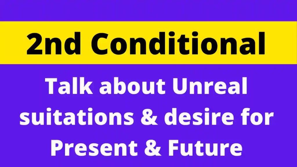 2nd conditional in Hindi